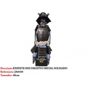 SOLDADO DECORATIVO EM METAL