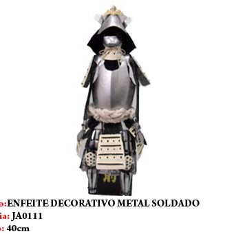 SOLDADO DECORATIVO EM METAL SOLDADO DECORATIVO EM METAL