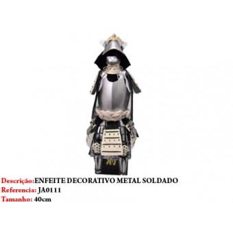 SOLDADO DECORATIVO EM METAL