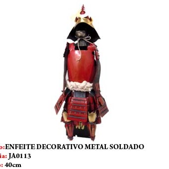 SOLDADO DECORATIVO EM METAL SOLDADO DECORATIVO EM METAL