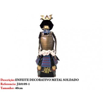 SOLDADO DECORATIVO EM METAL