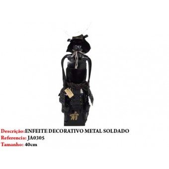 SOLDADO DECORATIVO EM METAL