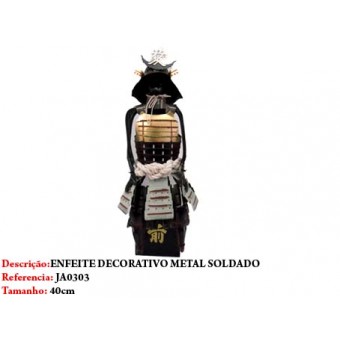 SOLDADO DECORATIVO EM METAL