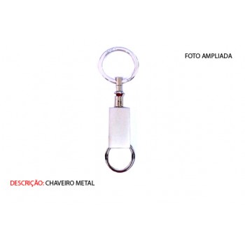 CHAVEIRO EM METAL. TAM:13x4.4x2CM