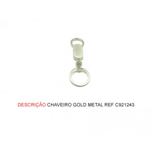 CHAVEIRO EM METAL. TAM:12.3x4.4x3CM