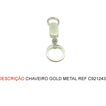 CHAVEIRO EM METAL. TAM:12.3x4.4x3CM CHAVEIRO EM METAL. TAM:12.3x4.4x3CM