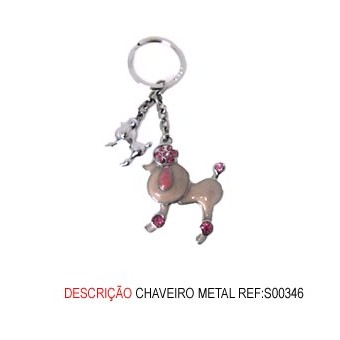CHAVEIRO EM METAL. TAM: 14x6x2CM