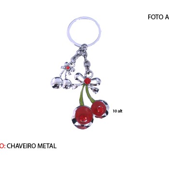 CHAVEIRO EM METAL. TAM: 16x6x2CM CHAVEIRO EM METAL. TAM: 16x6x2CM