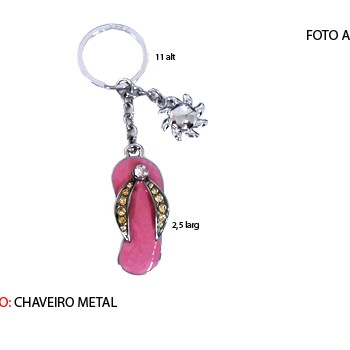 CHAVEIRO EM METAL. TAM:17x6x1CM