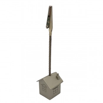 PESO PAPEL E CLIP METAL MODELO CASA REF: AT050950