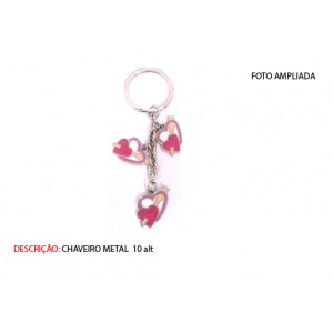 CHAVEIRO EM METAL. TAM:12x5x2CM CHAVEIRO EM METAL. TAM:12x5x2CM