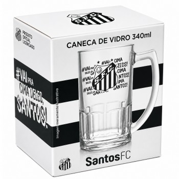 CANECA DE VIDRO 340ML MODELO SANTOS REF: 119037 CANECA DE VIDRO 340ML MODELO SANTOS REF: 119037