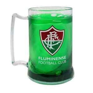 CANECA GEL VERDE ESCUDO FLUMINENSE REF:005003 CANECA GEL VERDE ESCUDO FLUMINENSE REF:005003