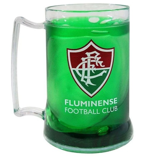 CANECA GEL VERDE ESCUDO FLUMINENSE REF:005003 CANECA GEL VERDE ESCUDO FLUMINENSE REF:005003