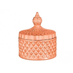 POTE ROSE GOLD EM VIDRO