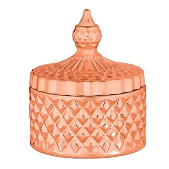 POTE ROSE GOLD EM VIDRO