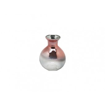VASO ROSE GOLD EM VIDRO