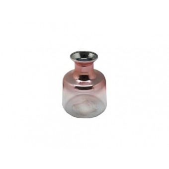 VASO ROSE GOLD EM VIDRO