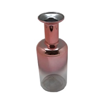 VASO ROSE GOLD EM VIDRO