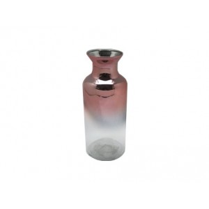 VASO ROSE GOLD EM VIDRO