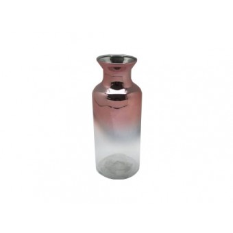 VASO ROSE GOLD EM VIDRO
