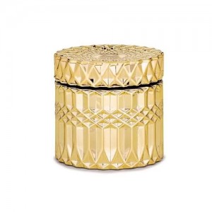 POTE DOURADO VIDRO  TAM P POTE DOURADO VIDRO  TAM P