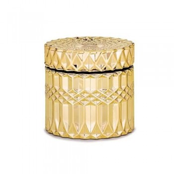 POTE DOURADO VIDRO  TAM P