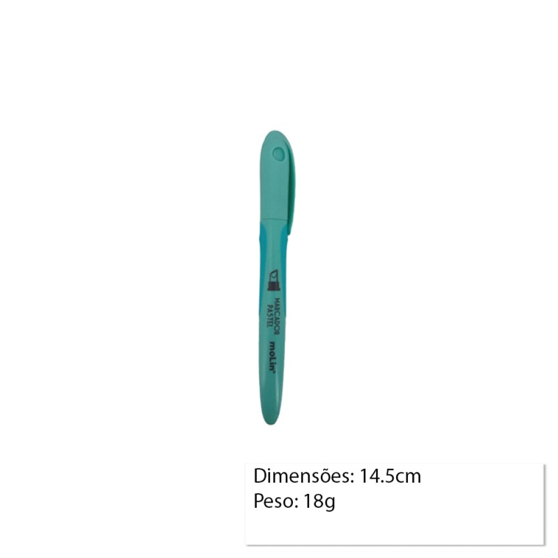 MARCA TEXTO COR: AZUL PASTEL UNIDADE REF: 9076 MARCA TEXTO COR: AZUL PASTEL UNIDADE REF: 9076