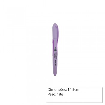MARCA TEXTO COR: LILAS PASTEL UNIDADE REF: 9078 MARCA TEXTO COR: LILAS PASTEL UNIDADE REF: 9078
