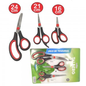 CONJUNTO TESOURA 3PCS REF: 7767 CONJUNTO TESOURA 3PCS REF: 7767