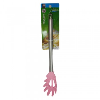 PEGADOR DE MASSA EM SILICONE ROSA CLARO REF: 7652