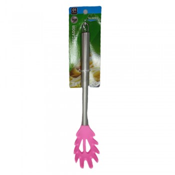 PEGADOR DE MASSA EM SILICONE ROSA ESCURO REF: 7652
