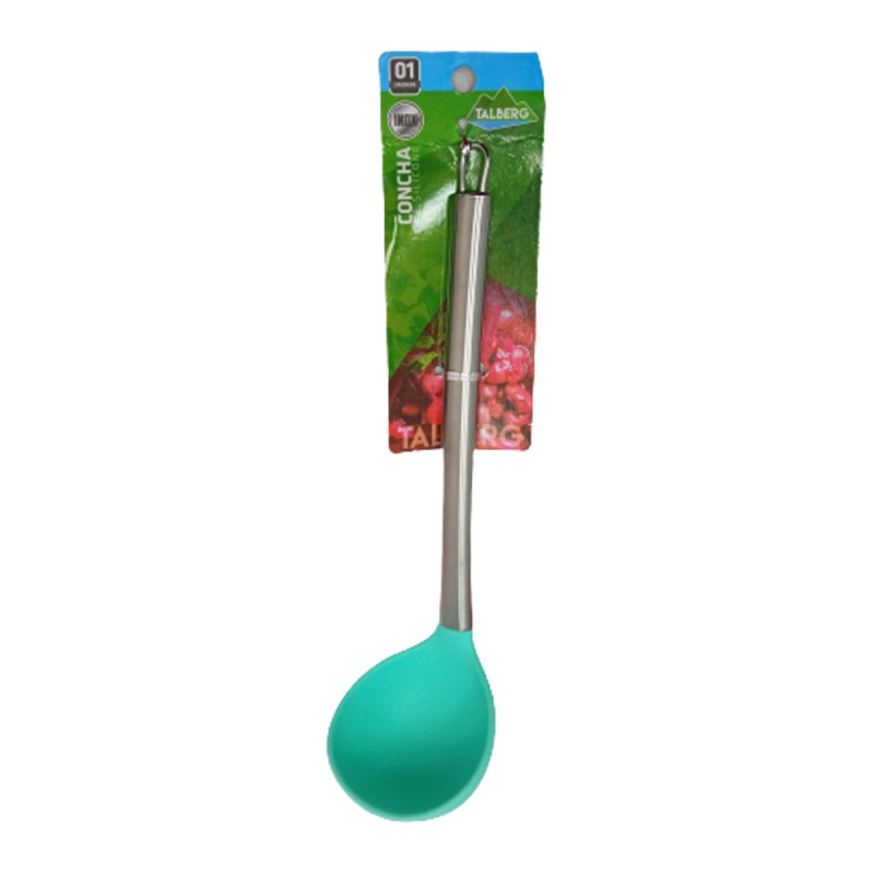 CONCHA DE COZINHA EM SILICONE VERDE ÁGUA REF: 7653