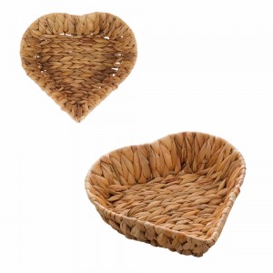 CESTA DE FIBRA NATURAL FORMATO CORAÇÃO REF: 1341 CESTA DE FIBRA NATURAL FORMATO CORAÇÃO REF: 1341
