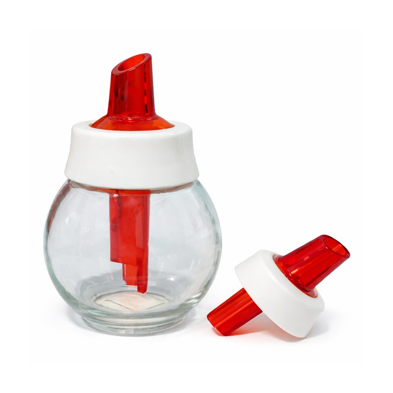 AÇUCAREIRO DE VIDRO VERMELHO 180ML REF: 5111