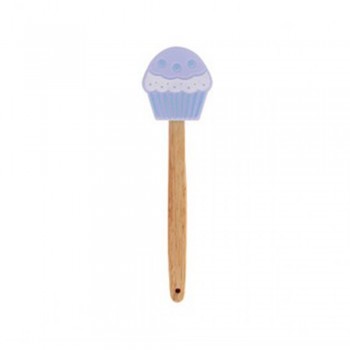 ESPÁTULA COM PONTA DE CUPCAKE EM SILICONE AZUL REF: CA09594 ESPÁTULA COM PONTA DE CUPCAKE EM SILICONE AZUL REF: CA09594