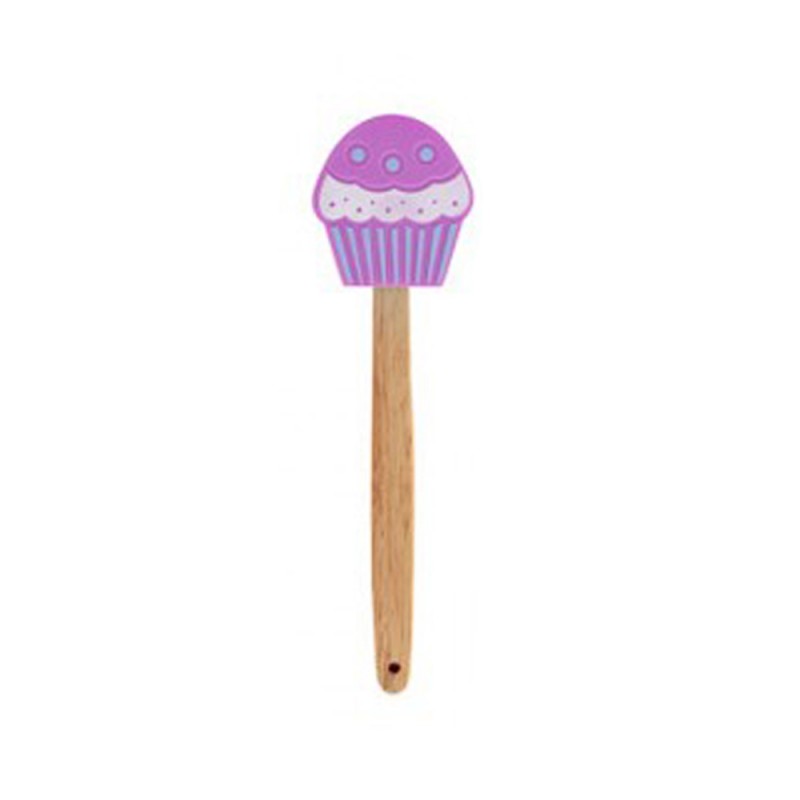 ESPÁTULA COM PONTA DE CUPCAKE EM SILICONE ROXO REF: CA09594 ESPÁTULA COM PONTA DE CUPCAKE EM SILICONE ROXO REF: CA09594