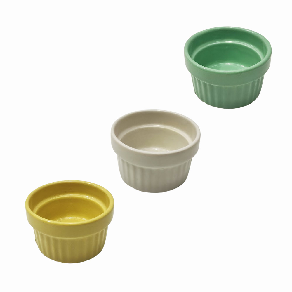 MINI TIGELA RAMEKIN EM CERÂMICA 100ML REF: CK3389