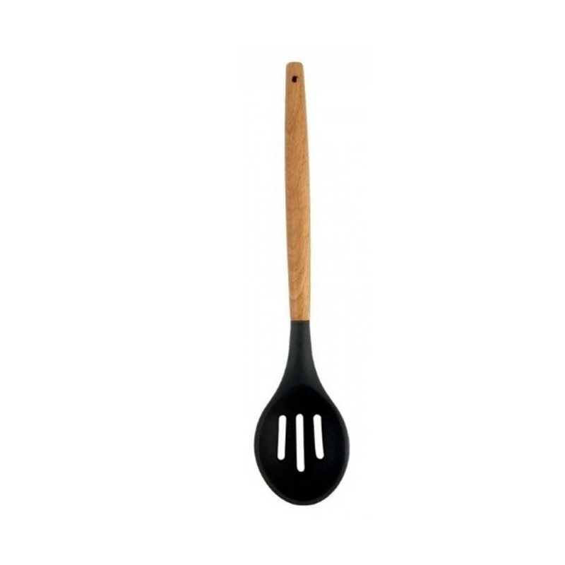 COLHER EM SILICONE PRETO REF: CK3472
