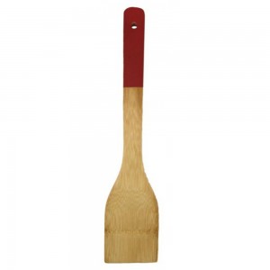 ESPATULA BAMBU COR: VERMELHO