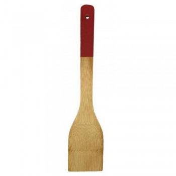 ESPATULA BAMBU COR: VERMELHO