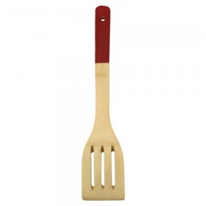 ESPATULA VAZADA BAMBU COR: VERMELHO
