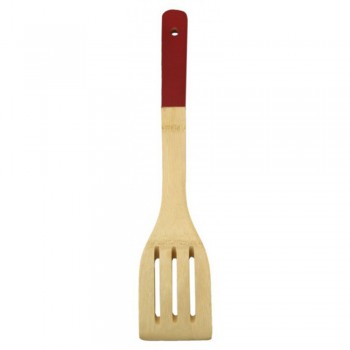 ESPATULA VAZADA BAMBU COR: VERMELHO