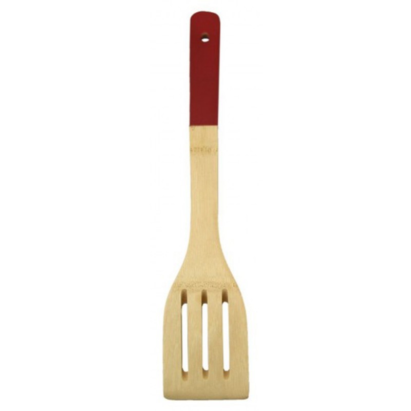 ESPATULA VAZADA BAMBU COR: VERMELHO ESPATULA VAZADA BAMBU COR: VERMELHO
