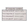 KIT FACAS 4 PEÇAS INOX REF: CK5967 KIT FACAS 4 PEÇAS INOX REF: CK5967
