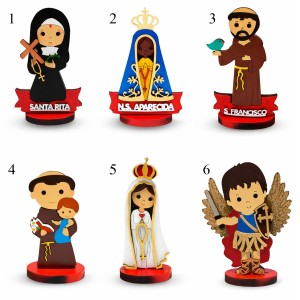 SANTINHOS COM BASE EM MDF REF: 002615