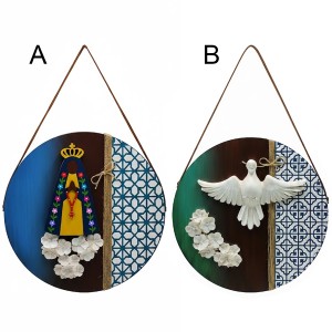 ENFEITE DE PAREDE DE MADEIRA E RESINA REF: 256-1 ENFEITE DE PAREDE DE MADEIRA E RESINA REF: 256-1