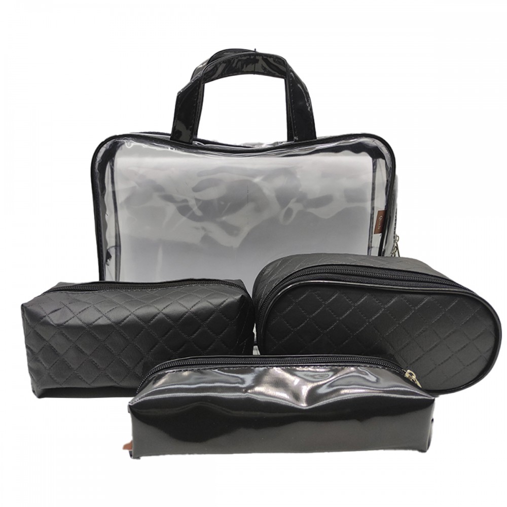 KIT NECESSAIRE ORGANIZADOR 4 PEÇAS REF: NN2117