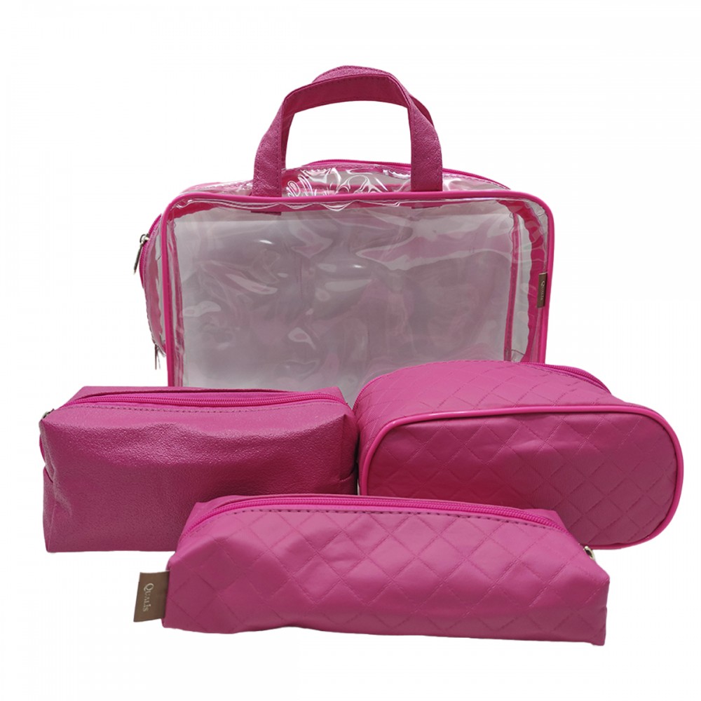 KIT NECESSAIRE ORGANIZADOR 4 PEÇAS REF: NN2117