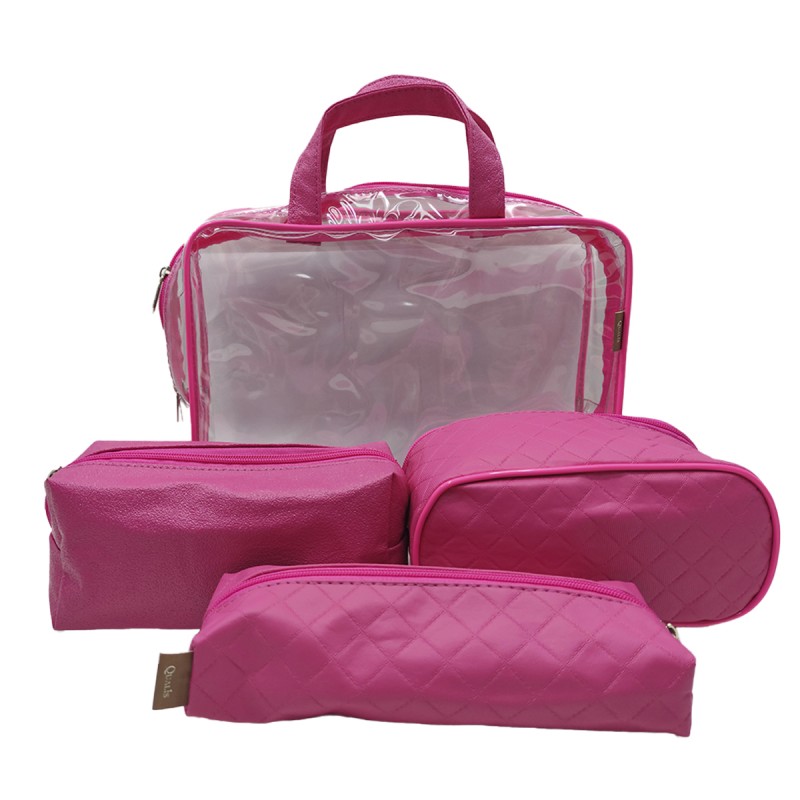 KIT NECESSAIRE ORGANIZADOR 4 PEÇAS REF: NN2117 KIT NECESSAIRE ORGANIZADOR 4 PEÇAS REF: NN2117